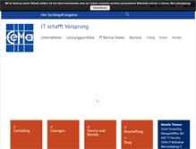 Tablet Screenshot of cema.de